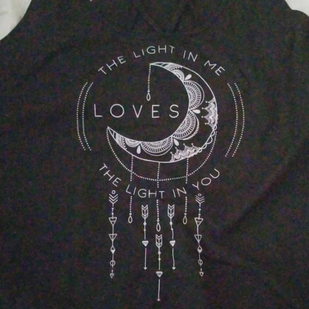 3/$13 Black yoga tank top strappy